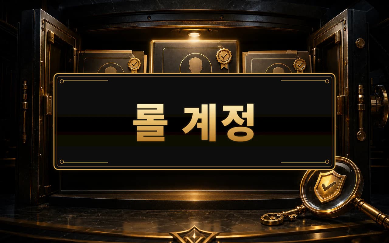 티어와 보유 조건별 롤 계정을 비교하고 검수하는 서비스 이미지